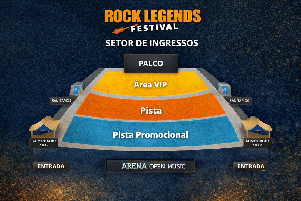 Mapa do Local - ARENA MUSIC
